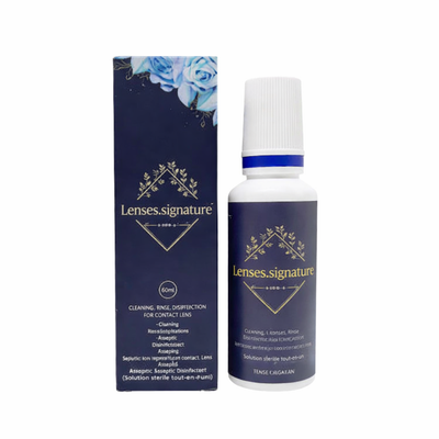Lotion nettoyante lentilles